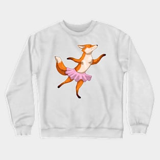 Fox Ballerina Ballet Dance Crewneck Sweatshirt